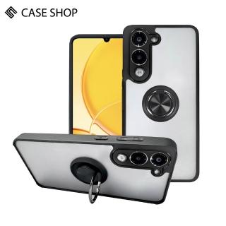 【CASE SHOP】CASE SHOP vivo Y29s 指環支架站立保護殼-黑(360度可調整式支架 一秒輕鬆追劇)