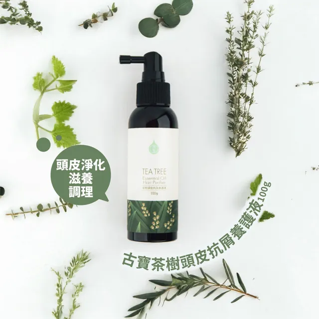 【古寶無患子】momo獨家 夏季美妝袋(益生元咖啡因洗髮+茶樹頭皮噴霧+薄荷馬鞭草沐浴35g*2)