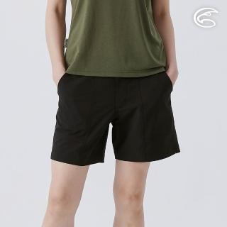 【ADISI】女彈性快乾五分短褲 AP2511050 黑色 S-2XL(透氣 吸濕排汗 速乾 輕量 休閒褲)