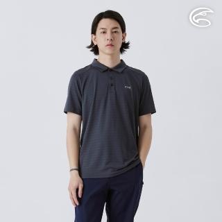 【ADISI】男山形緹花消臭快乾POLO衫 AL2511090 深石灰 M-3XL(環保紗 透氣 快乾 抗臭 排汗衣)