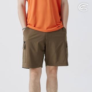 【ADISI】男彈性快乾多袋短褲 AP2511048 深褐色 M-3XL(透氣 吸濕排汗 速乾 輕量 休閒褲)