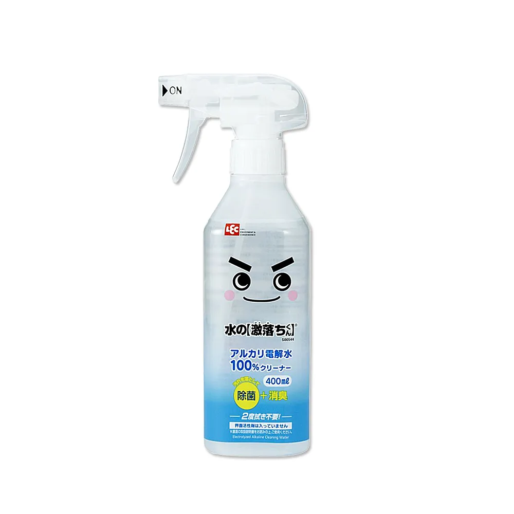 【激落君LEC】家電洗碗機耗材備品鹼性去污除臭電解水噴灑式清潔劑400ml/透明罐(萬用居家高洗淨力消臭)