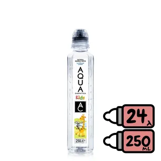 【AQUACarpatica喀爾巴阡】天然礦泉水兒童PET瓶250mlx24入/箱(共24入/官方直營/羅馬尼亞原裝進口)