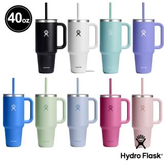 【Hydro Flask】40oz/1182ml 吸管 冰霸杯 隨手杯 多色可選(大容量 提把 保冷 保冰 保溫)