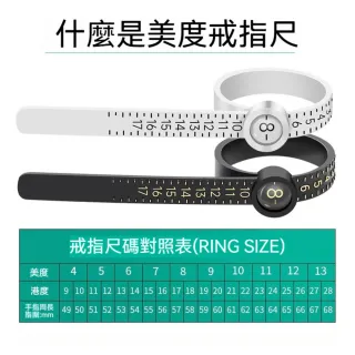 【茉家】珍愛密碼附放大鏡戒圍軟尺(1入)