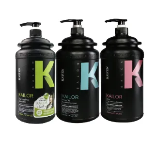 【KAFEN 卡氛】凱樂專業沙龍洗髮精/沐浴乳系列 2000ml(4入組大容量  超值重磅家庭號)