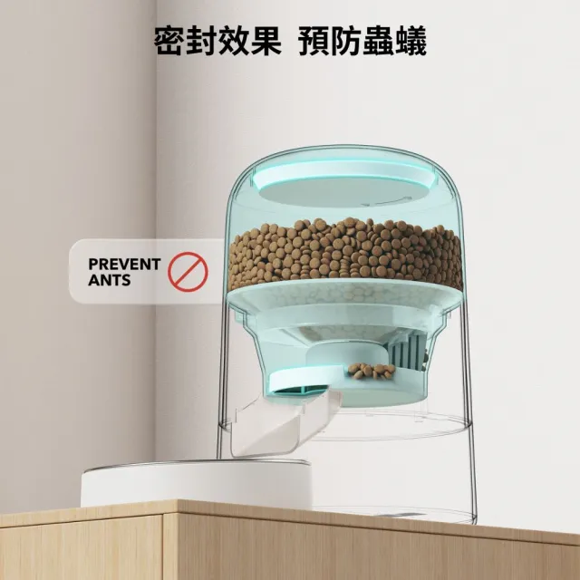 【PETLIBRO】Air餵食器2L-按鍵版 黑白2色(小寵適用 多重密封 淺盤 定時定量 台灣總代理)