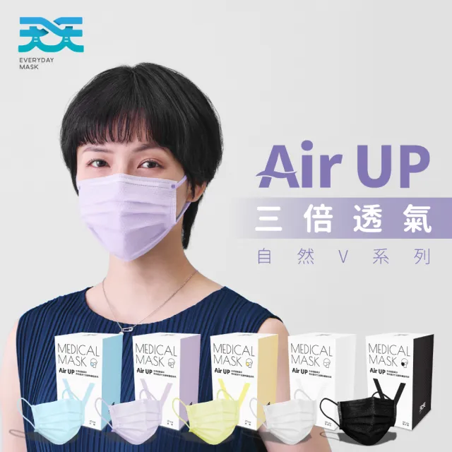 【天天】成人平面醫用口罩 自然V系列 多色可選 防疫必備(20入/盒 適合小臉者/修飾臉型)