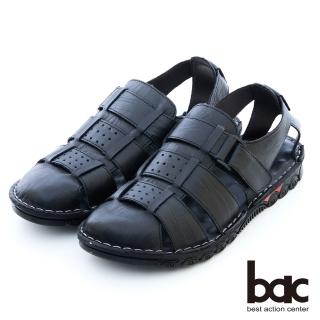 【bac】經典編織涼鞋(黑色)