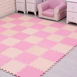 【MOMOTARO 桃太郎地墊】微NG福利品台灣製無毒防滑巧拼地墊防撞墊瑜珈墊