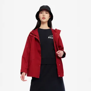 【AIGLE】女 MTD 防水透氣外套｜AG-4A206A017 櫻桃紅(防水外套 防風 女外套)