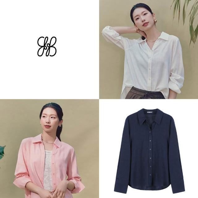斷碼福利BYBRIDG:IT恣夏悠植亞麻襯衫