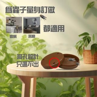【金德恩】一組5入 捕蟲器(抓蟲器 捕蠅器 果蠅器 桌上捕蟲器 誘蟲盒 除蟲盒)