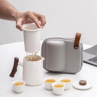 【Life365】茶具組 茶杯 茶具 泡茶組 旅行茶具組 旅行茶具 茶壺組 快客杯(RS1617)