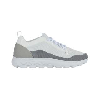【GEOX】男鞋 休閒鞋 白/灰 SPHERICA零衝擊避震運動鞋