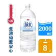 【泰山】純水2000mlx8入/箱(官方直營)  (TQF微笑標章)