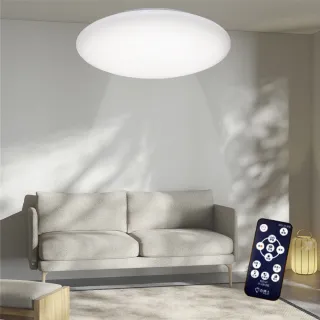 【亮博士】LED吸頂燈 35W 遙控調光調色 滿月 星鑽 星空 單入(適用3-5坪)