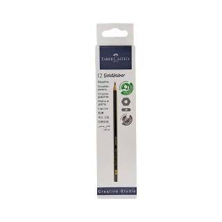 【Faber-Castell】輝柏-Goldfaber 素描鉛筆-12支入(辦公 學生 開學 文具)