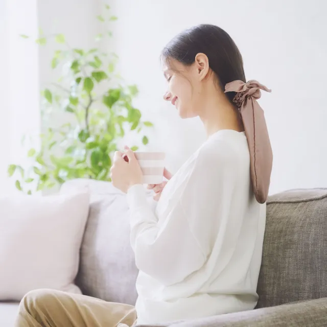 【COGIT】日本 絲綢晚安睡帽 100%真絲 抗毛躁 馬尾護理巾 保濕美髮帽(髮尾款)
