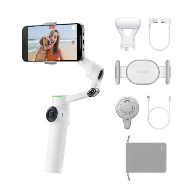【Insta360】Flow 2 Pro AI智能三軸手機穩定器-創作套餐(東城代理商公司貨)