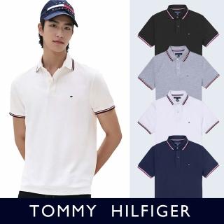【Tommy Hilfiger】TOMMY 經典刺繡Logo短袖POLO衫 上衣-多色組合(平輸品/春夏舒適/百搭爆款)