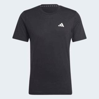 【adidas 愛迪達】Tr-es Stretch T 男 T恤 運動上衣 休閒短袖 吸濕排汗 黑 白 亞版(IC7413)
