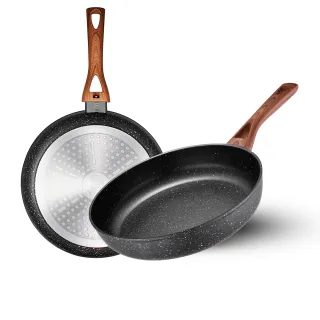 【ASD 愛仕達】美式原礦系列不沾深平底鍋30cm