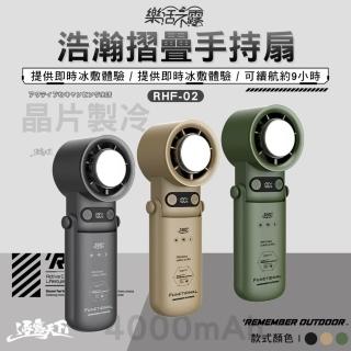 【樂活不露】浩瀚摺疊手持扇(RHF-02 USB充電 摺疊扇 無線風扇 露營 逐露天下)