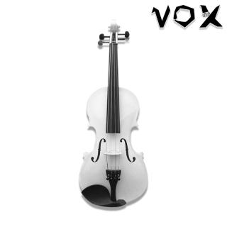 【VOX】實木小提琴 入門考級小提琴(成人兒童初學者學生小提琴 全尺寸1/8~4/4 附贈9項好禮 黑白色)