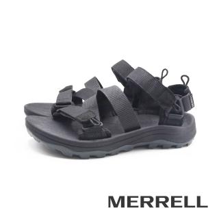 【MERRELL】女 SPEED FUSION SPORT RMX 厚底水陸兩棲 織帶涼鞋 女鞋(黑色)