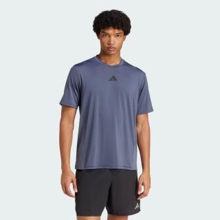【adidas 愛迪達】D4t Int. Tee 男 T恤 運動上衣 休閒短袖 訓練 吸濕排汗 藍 亞版(JI8189)
