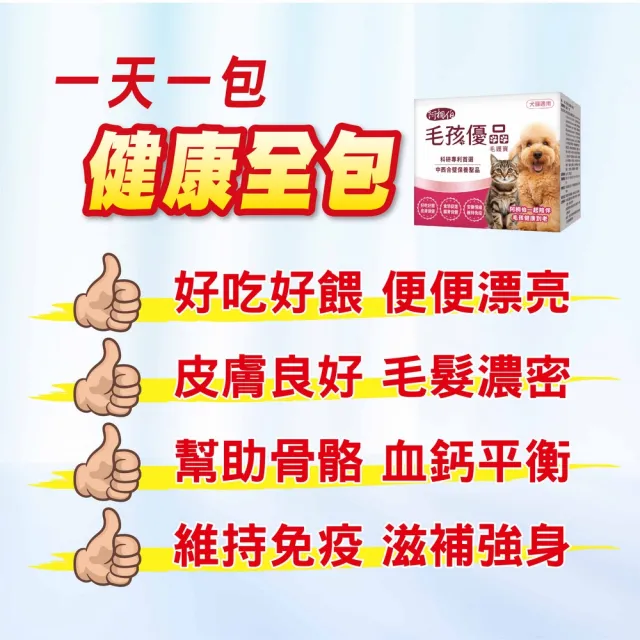 【ATB 阿桐伯】毛孩優品毛護寶X2盒(30包/盒;1g/包)