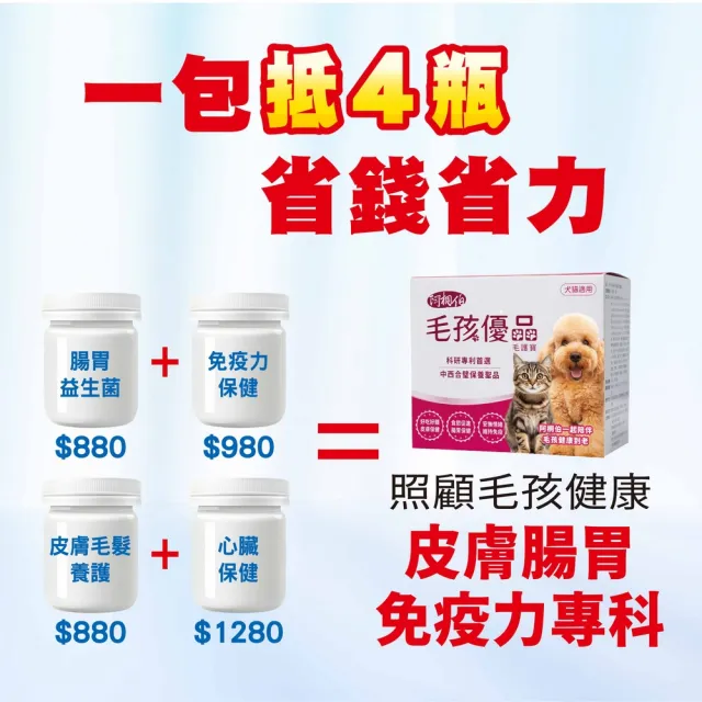 【ATB 阿桐伯】毛孩優品毛護寶X2盒(30包/盒;1g/包)
