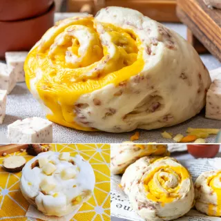 【日光豆漿】濃郁乳酪起司饅頭24顆組(台農57號地瓜乳酪饅頭 芋頭起司饅頭 兩款任選)