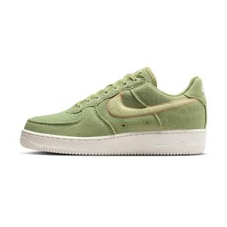 【NIKE 耐吉】Air Force 1 Low Canvas 男鞋 綠色 舒適 氣墊 帆布 運動 休閒鞋 HV1204-300