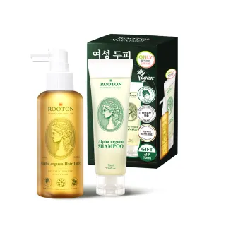 【ROOTON 官方直營】甦活植萃養髮液150ml+洗髮精70ml(強健豐盈髮根 髮根噴霧 頭皮水 頭皮精華 頭皮護理)