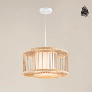【必登堡】菈緹竹影吊燈 B572013(餐廳燈/中島燈/邊幾燈/禪風竹藝/日式侘寂風/南洋風)