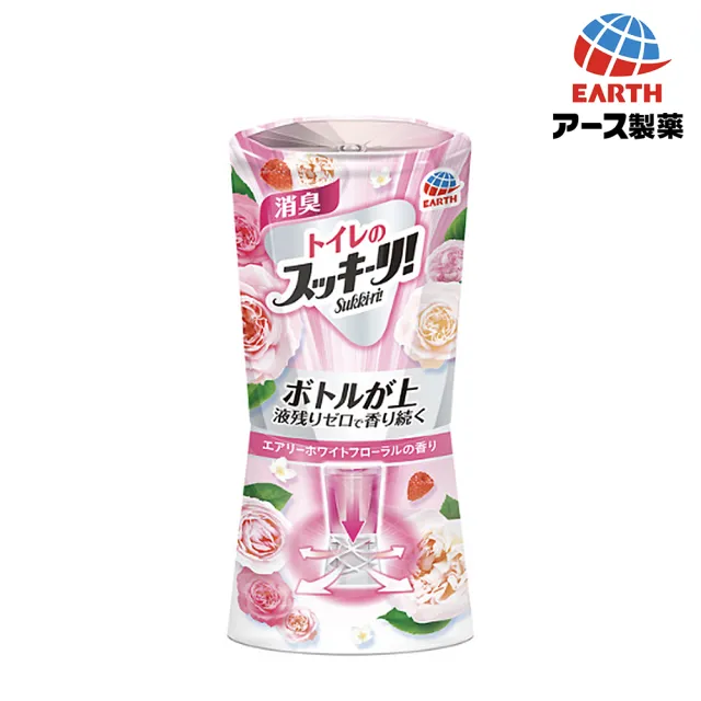 【EARTH 地球製藥】日本興家安速 浴廁芳香除臭劑 400ml(多款任選/平行輸入)