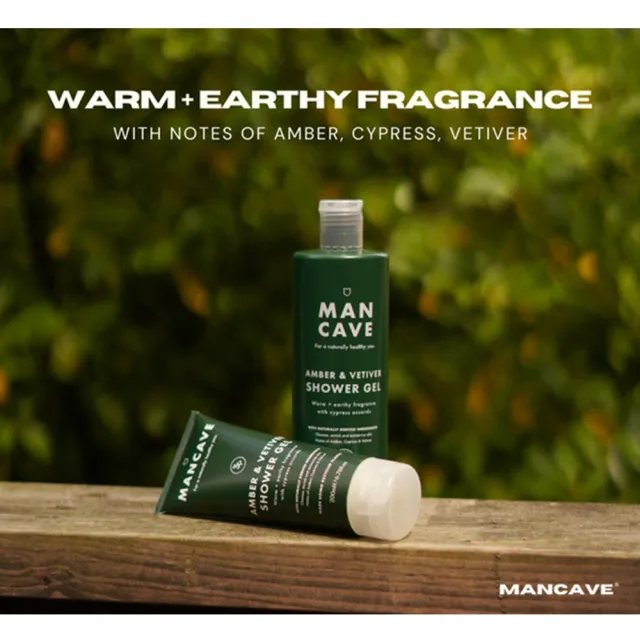 Man Cave Amber & Vetiver英國男士琥珀香根草沐浴精(500ml)