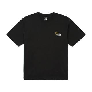 【The North Face】短袖上衣 男 女 中性 U BOXY SUMMER CAMP SS TEE GRAPHIC 黑 NF0A8D85JK3