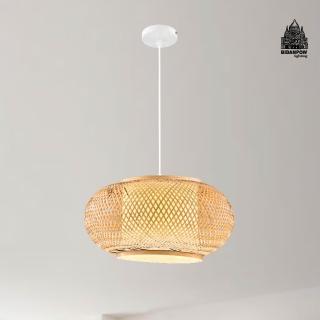 【必登堡】菈緹森吊燈 B572002(餐廳燈/中島燈/邊幾燈/禪風竹藝/日式侘寂風/南洋風)