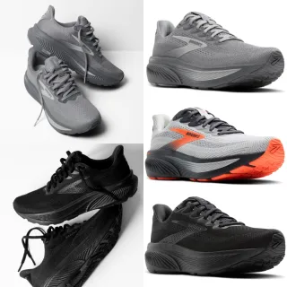 【BROOKS】GHOST 17 2E 4E 男款 寬楦 慢跑鞋(1104422E041 灰黑 1104424E 020 048 黑灰 灰橘黑)