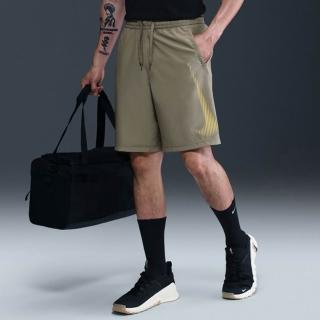 【NIKE 耐吉】AS M NK DF FORM 9IN UL SHORT S 橄欖綠 休閒褲 運動褲 大LOGO 男款(HJ4046-320)