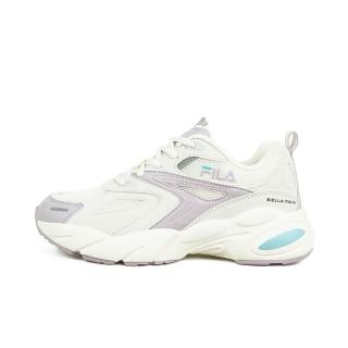 【FILA】Defender 女 休閒鞋 復古 運動鞋 米紫(5-J907X-919)