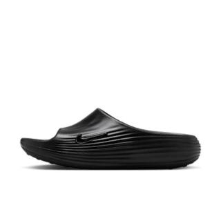 【NIKE 耐吉】Nike ReactX Rejuven8 Slide Black 全黑 拖鞋 一字拖 軟底 防水 休閒鞋 男鞋 HV4479-001