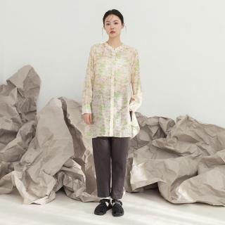 【MOSS CLUB】直線剪裁貼口袋修身長褲(藍 咖 灰)
