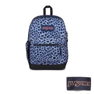 【JANSPORT】CROSS TOWN PLUS 經典背包 - 豹紋藍(JS0A7ZNZLL5)