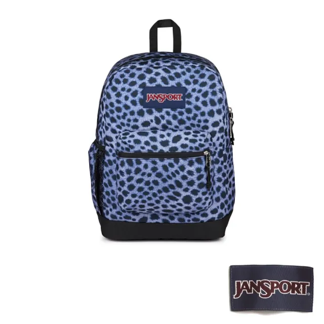 【JANSPORT】CROSS TOWN PLUS 經典背包 - 豹紋藍(JS0A7ZNZLL5)