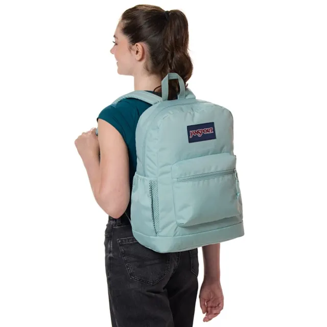 【JANSPORT】雙11 CROSS TOWN PLUS 經典背包 - 淡雅綠(JS0A7ZNZLA8)