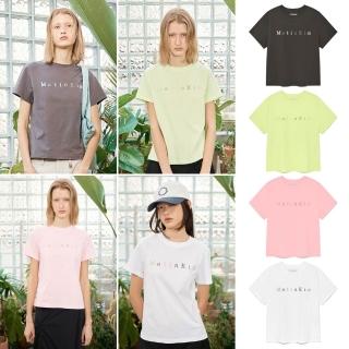 【MATIN KIM】官方旗艦 女版 貼紙造型短袖T恤 女短袖 女上衣(多款任選)